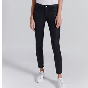 ♠️ black coated skinny jeans • CURRENT/ELLIOTT